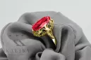 Vintage Ring Ruby 14K Yellow gold vrc134y